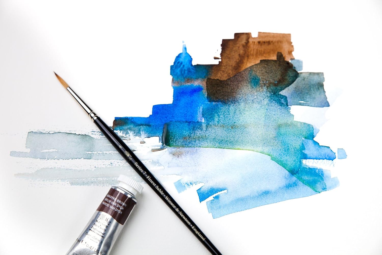 Detalle 1 de Winsor & Newton 6662578 akvarellblock, 300 g/m², finkornigt papper i bomull