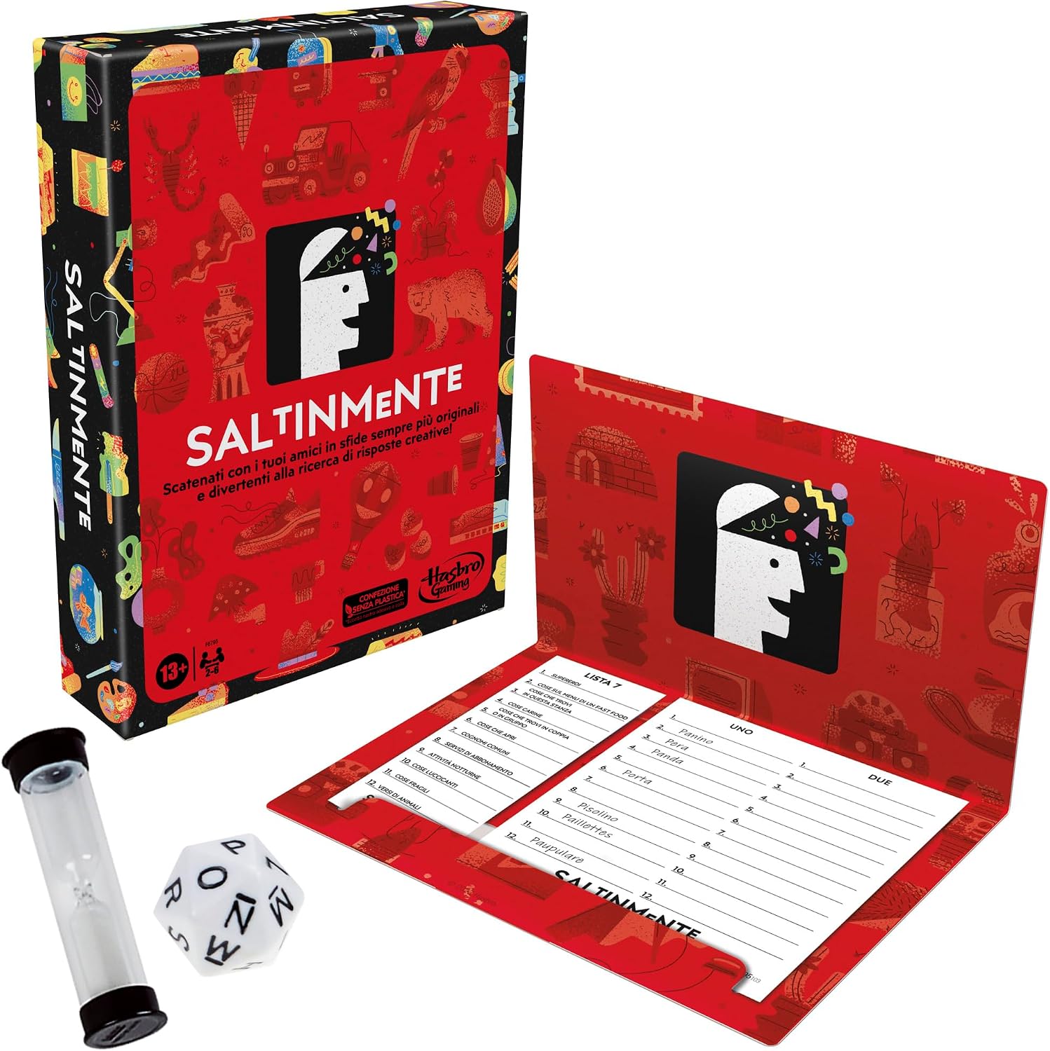 Detalle de Hasbro Saltinmente Classico: gioco da tavola d’arguzia per famiglie e feste (multiplayer)
