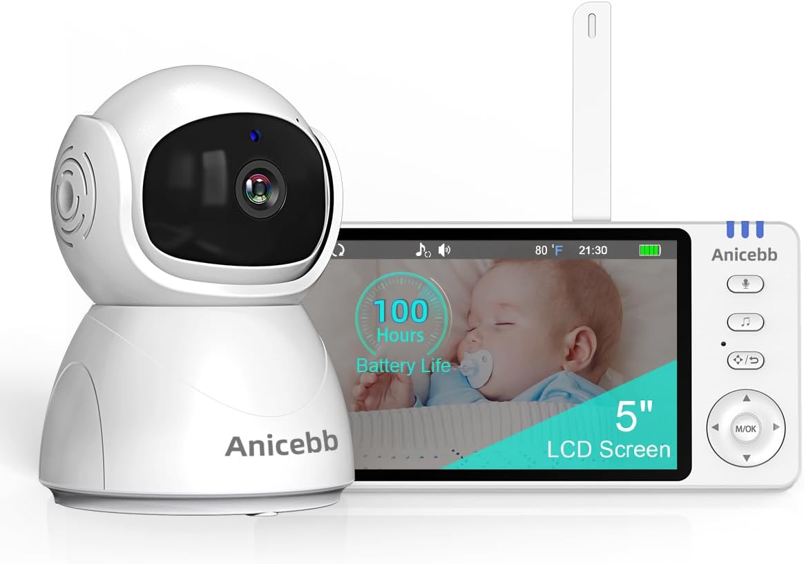 Detalle de Anicebb Baby Monitor, 5-Inch