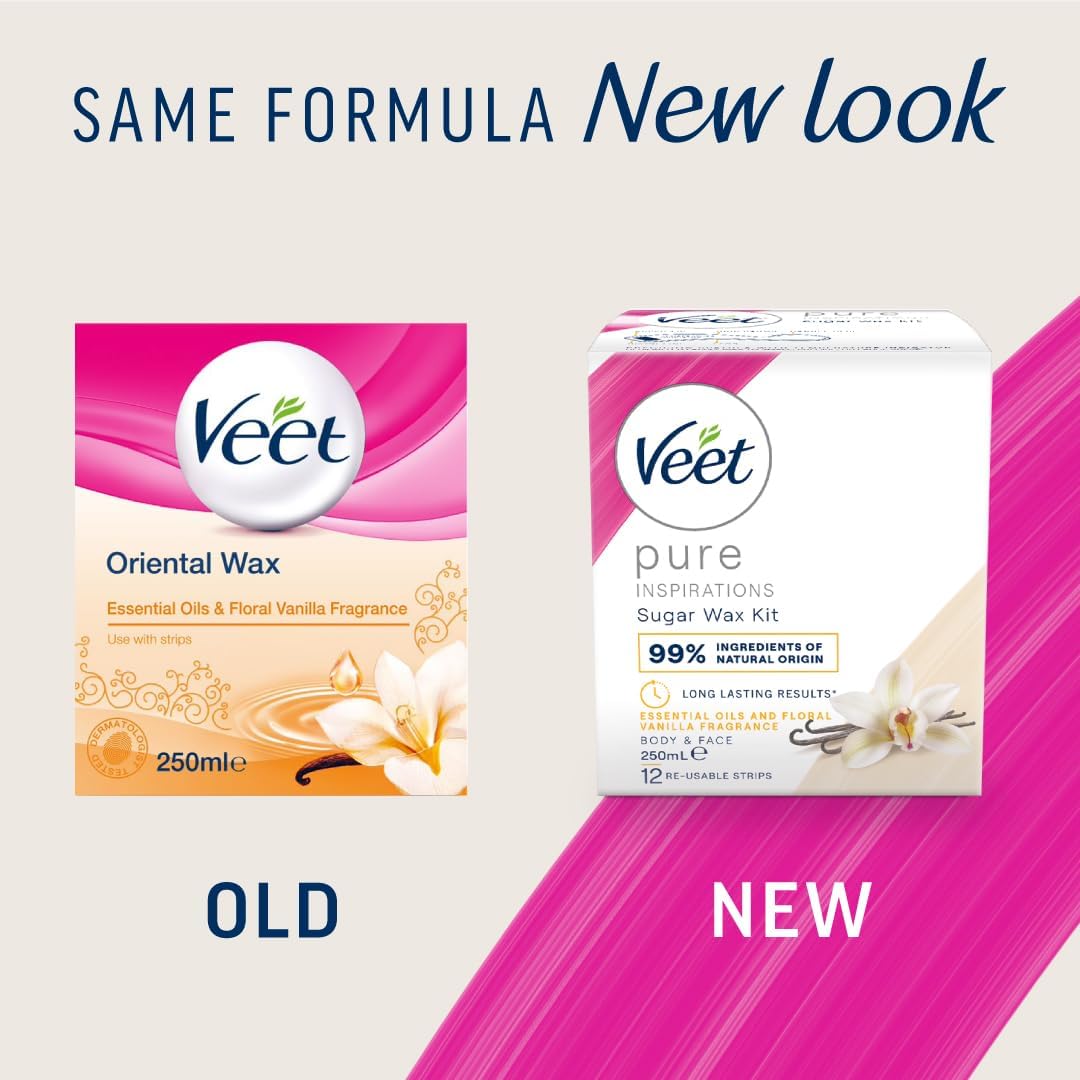 Thumbnail 1 de Veet Essential Oils and Floral Vanilla Hot Wax in 250 ml Jar — Multicolor