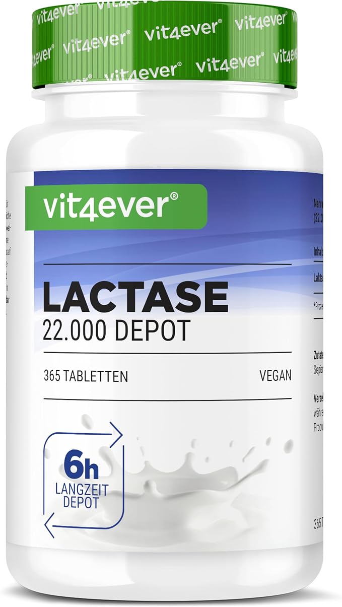 Detalle de Lactase 22.000 Depot 🍼 Comprimidos de liberación lenta 365