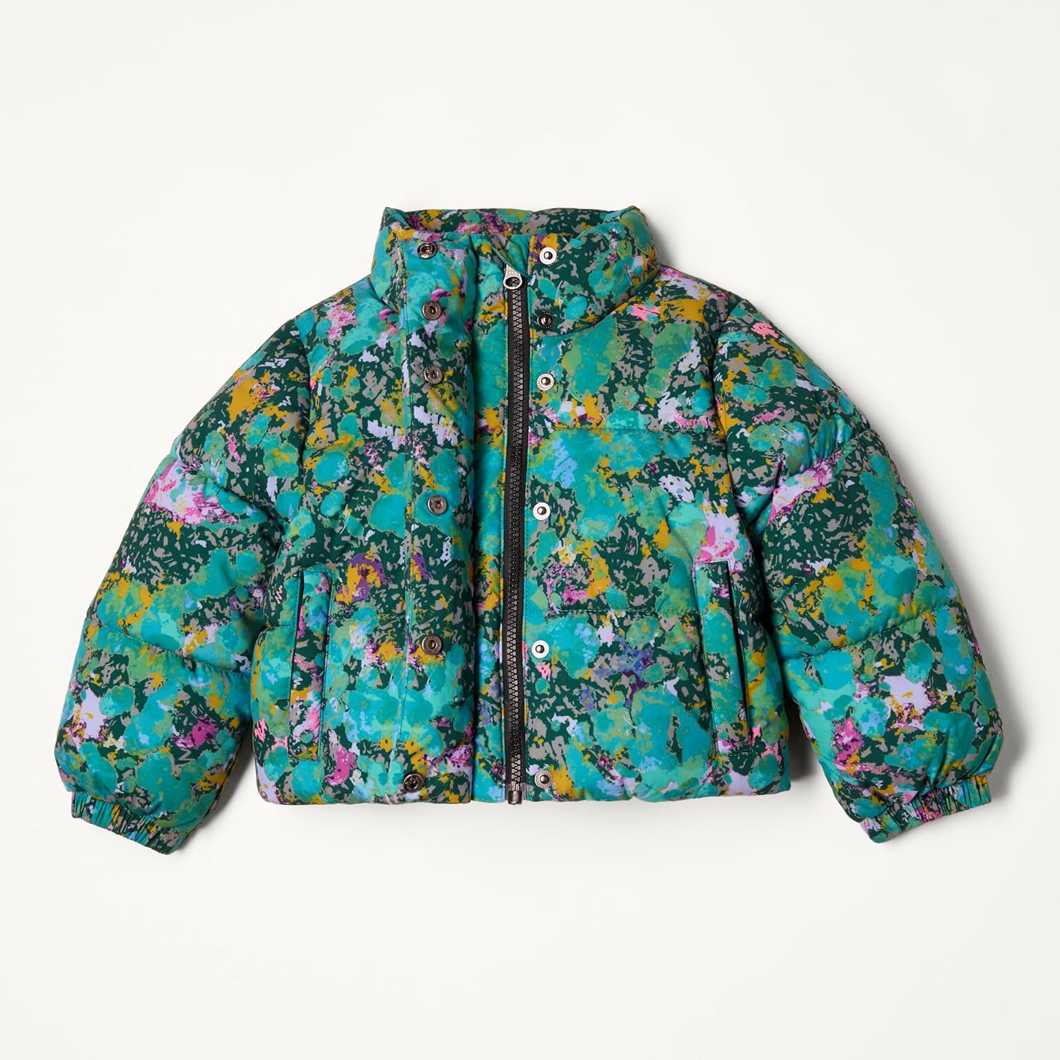 Thumbnail 4 de Amazon Essentials Girls and Toddlers' Cropped Full-Zip Puffer Jacket (Quilted Matte or Sherpa Fleece)
