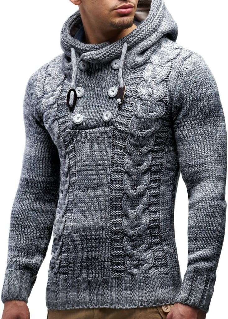 Detalle 2 de Leif Nelson maglione uomo Slim Fit