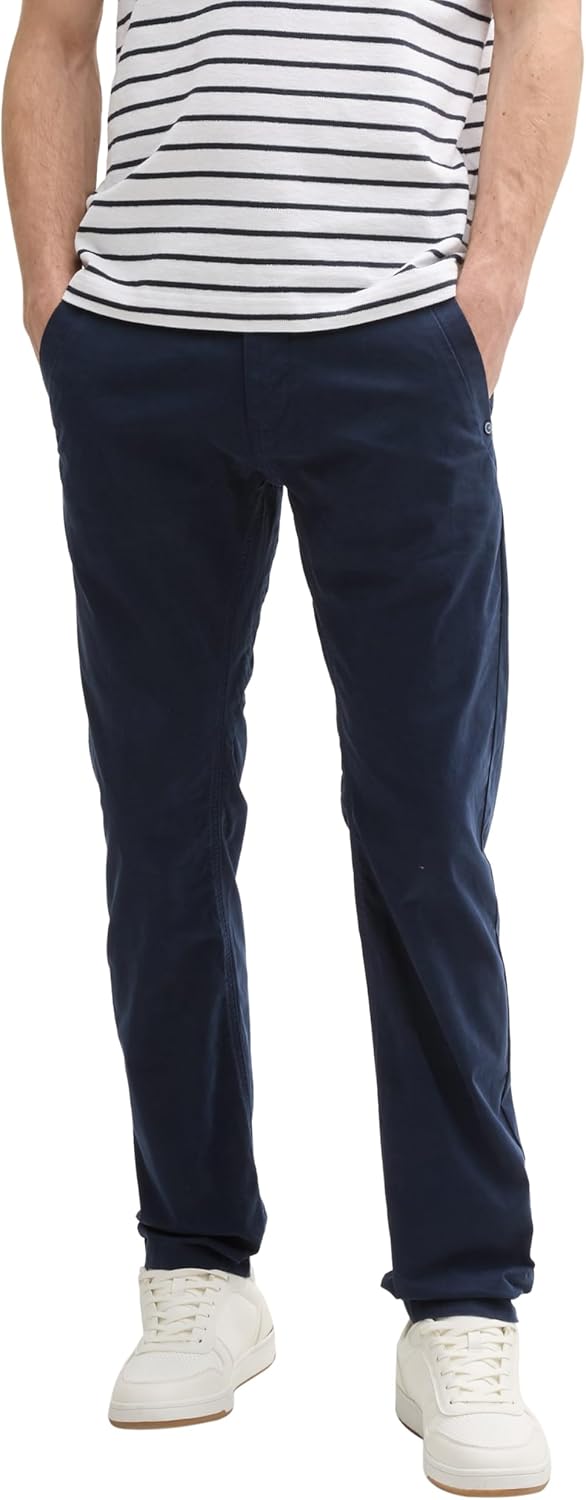 Thumbnail 5 de Tom Tailor Herren Tapered Chino Hose mit Stretch und seitlichen Eingriffstaschen
