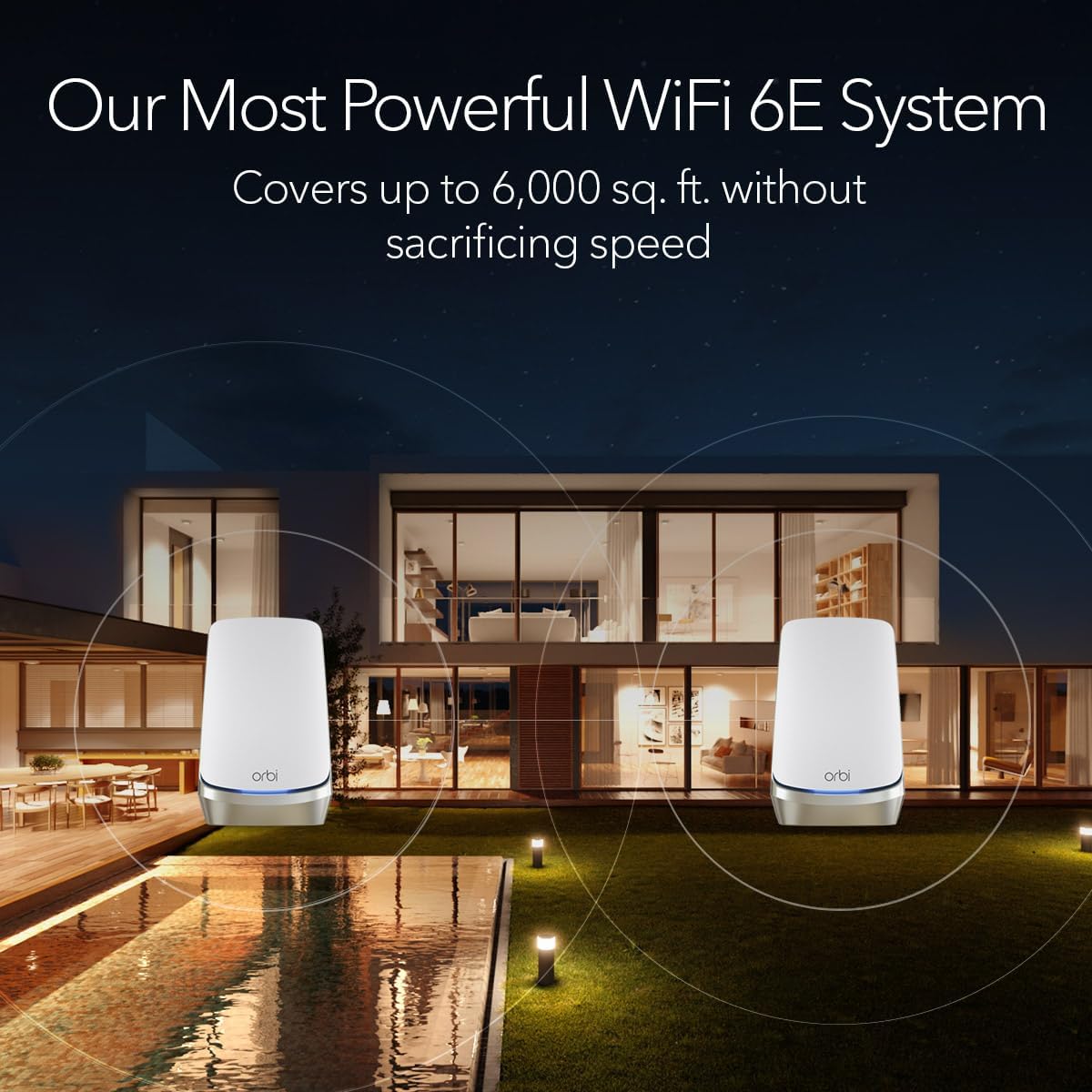 Detalle de NETGEAR Orbi RBKE962 10.8Gbps mesh