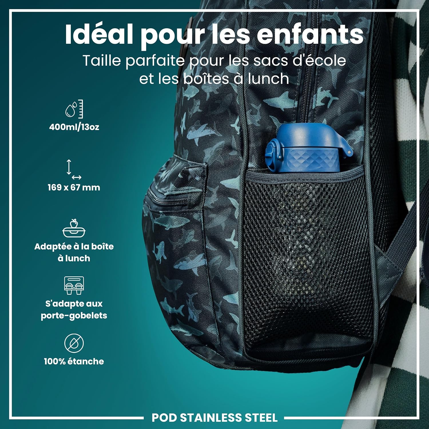 Detalle 2 de Ion8 Gourde Enfant Anti-fuite 🥤