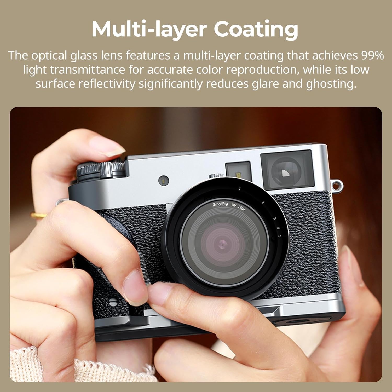 Thumbnail 6 de SMALLRIG 5392 Magnetischer UV-Filter für FUJIFILM X Half