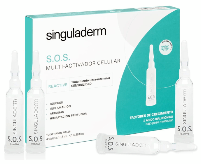Singuladerm S.O.S. Tratamiento Pieles Intolerantes - 4 uds 🌿