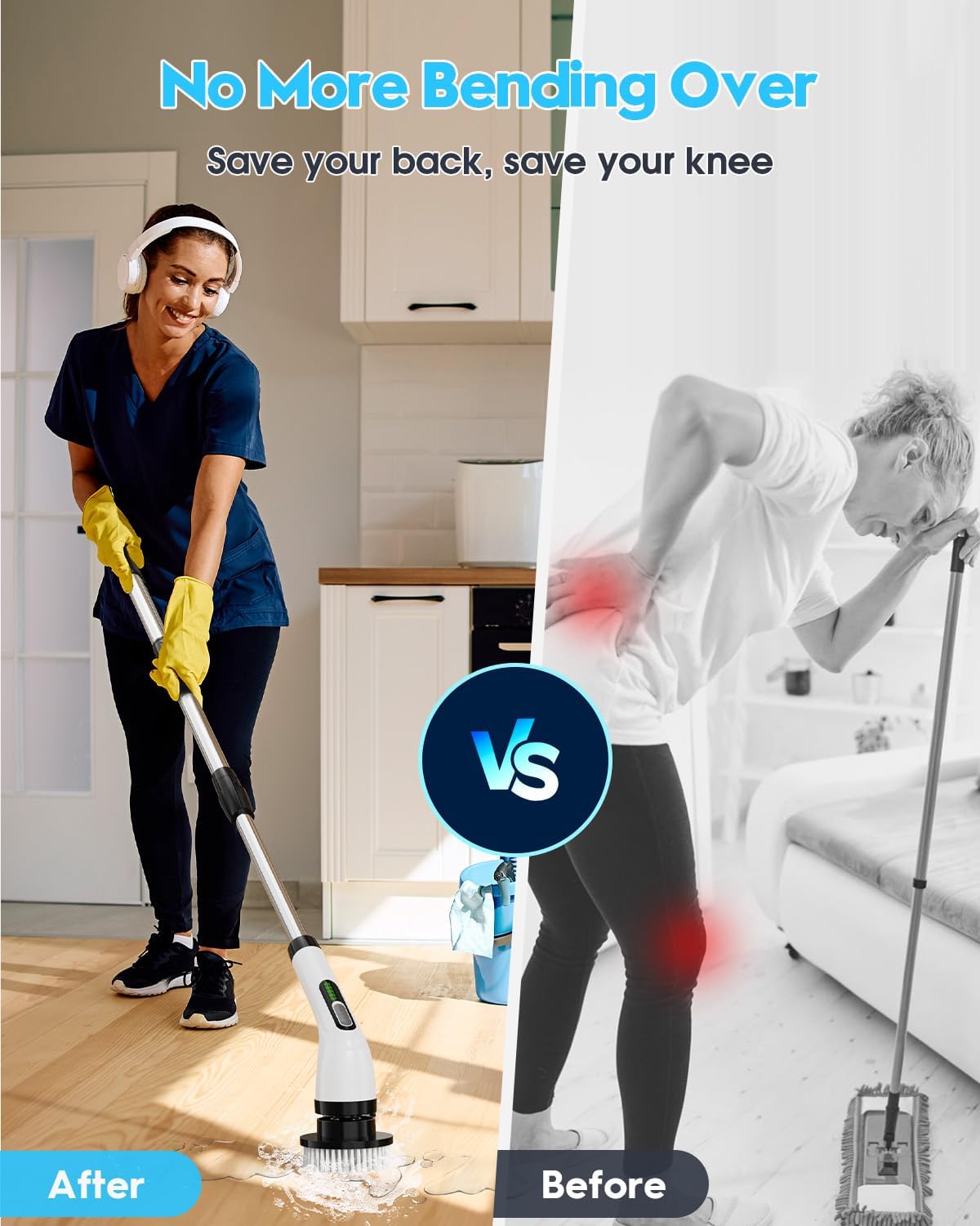Thumbnail 6 de Highyes Electric Spin Scrubber for Bathroom