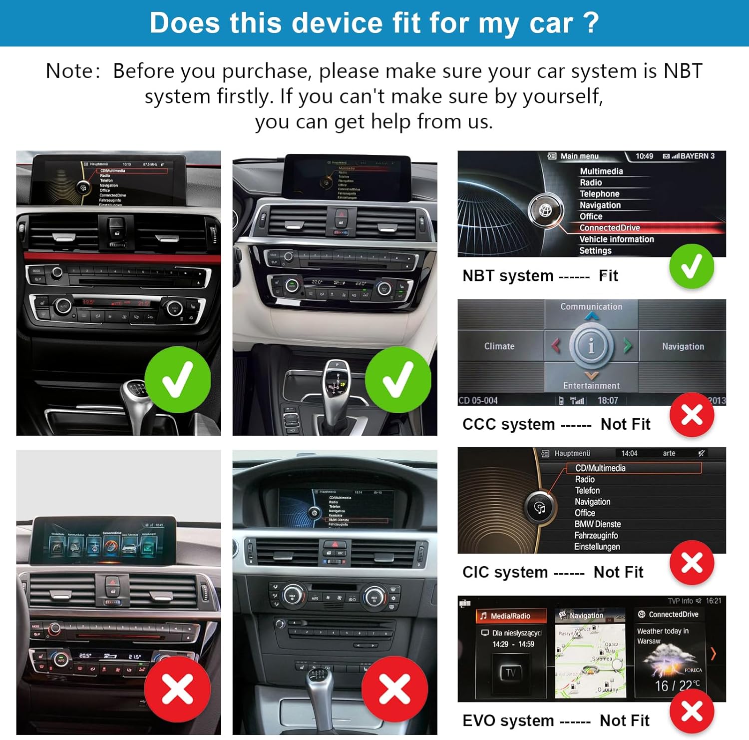 Detalle 2 de ninetom Ninetom Wireless CarPlay & Wireless Android Auto 10.25" touchscreen car radio for BMW 3/4 Series (NBT)