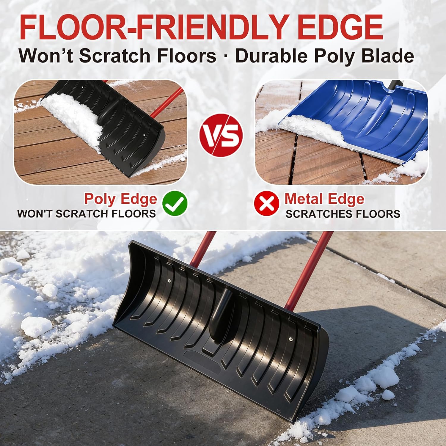 Detalle 2 de 30” Snow Shovel for Fast Snow Removal ⚙