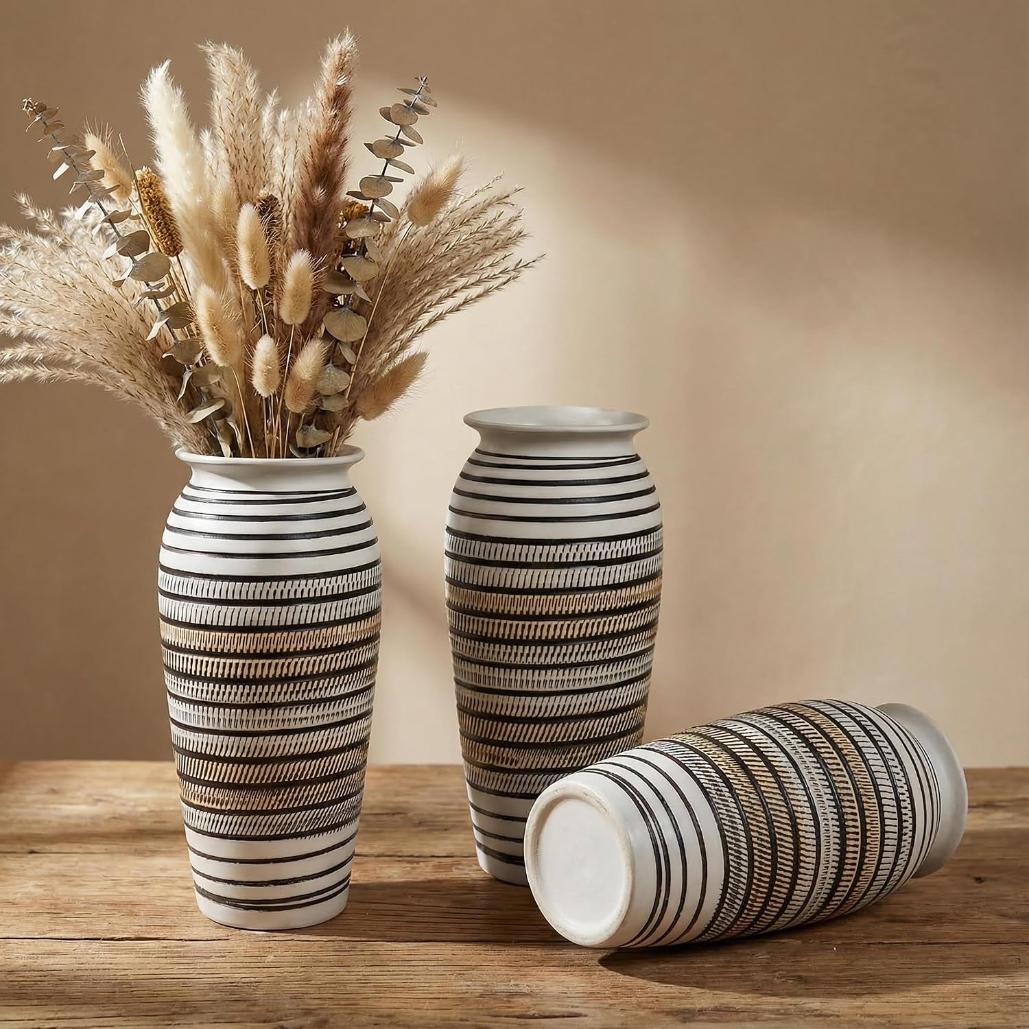 Thumbnail 2 de KeyDeco Ceramic Vase, 12.5-Inch