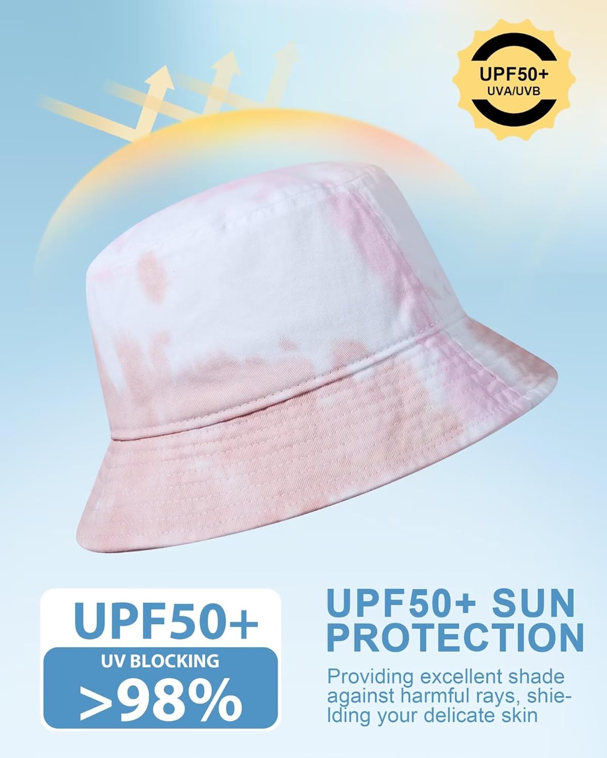 Thumbnail 1 de GADIEMKENSD Bucket Hat aus 100% Baumwolle mit UPF 50+ – leicht, faltbar und unisex