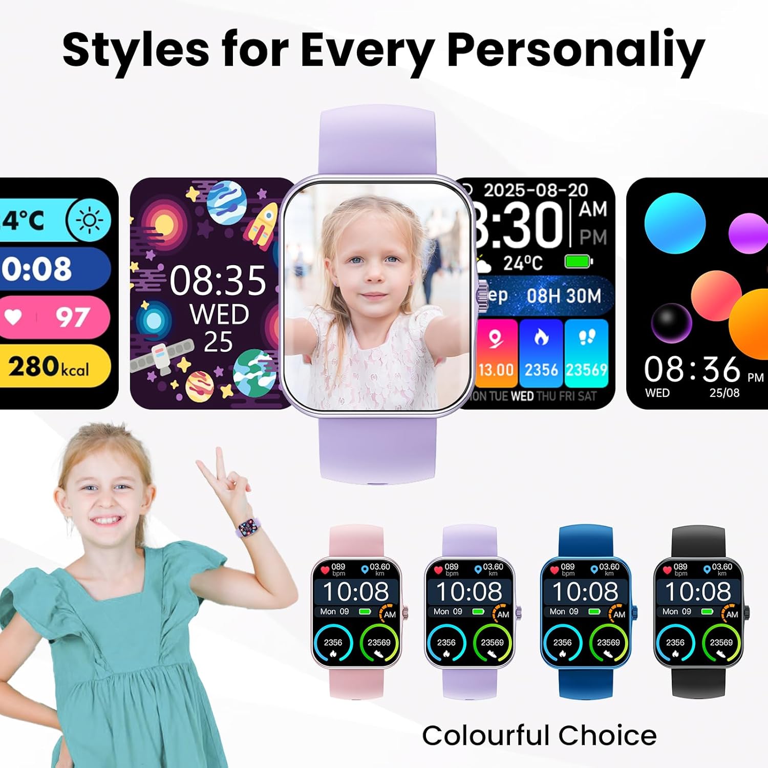 Thumbnail 4 de BJLBOJEY Kids Smart Watch 1.83''