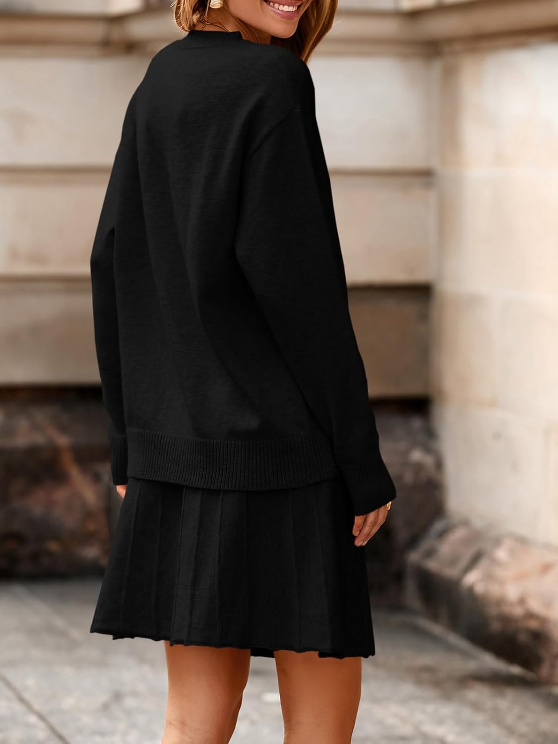 Detalle 2 de Tankaneo 2-Piece Sweater Skirt Set
