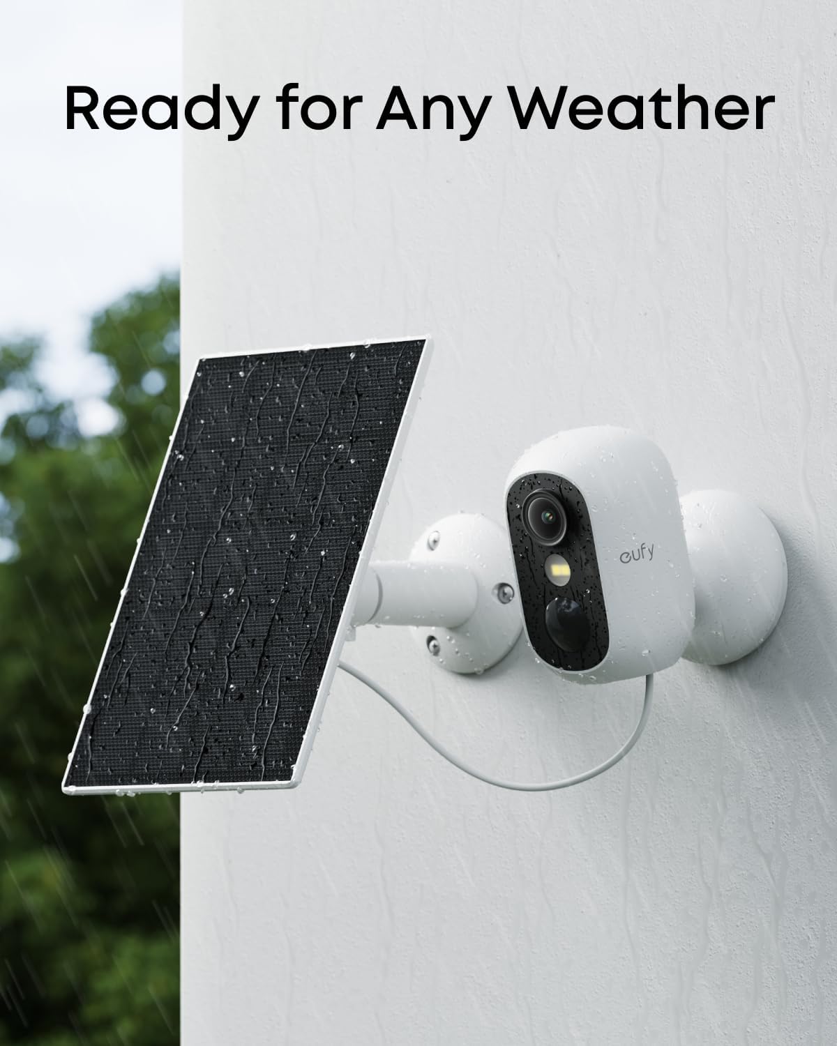 Detalle de eufy Solar Panel (3W) for eufyCams – Compact Outdoor Power, IP65