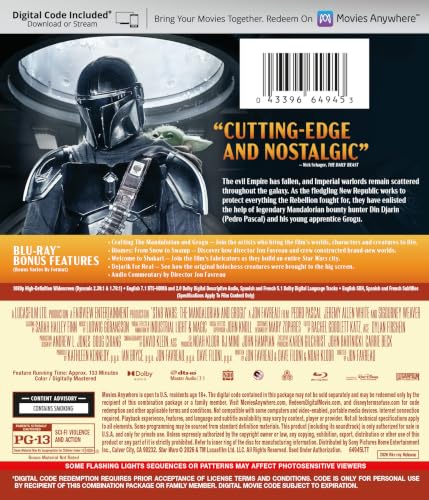 Thumbnail 1 de The Mandalorian And Grogu - Blu-ray + Digital from Disney