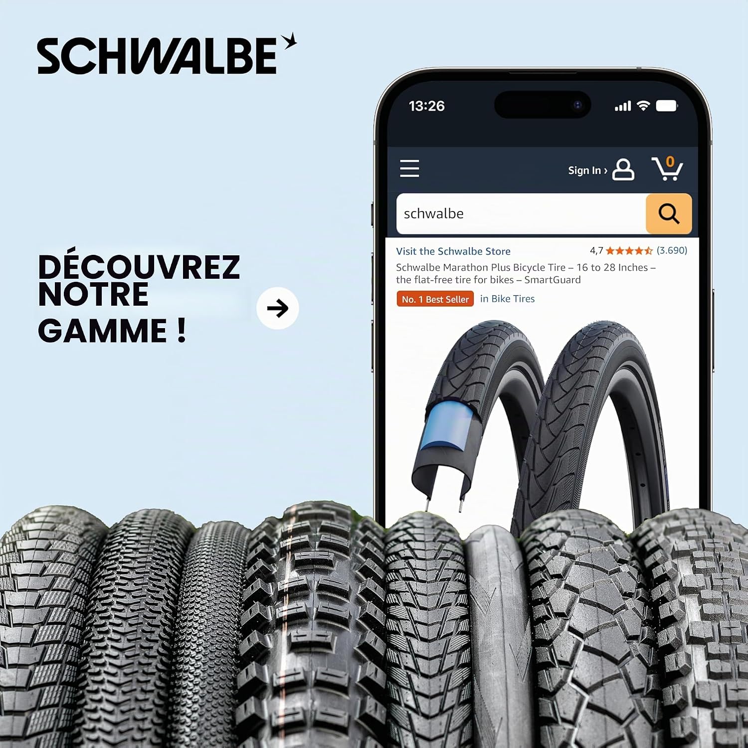 Detalle de Schwalbe Shredda Rear TLR Folding Tyre – traction et stabilité optimisées par carcasse radiale