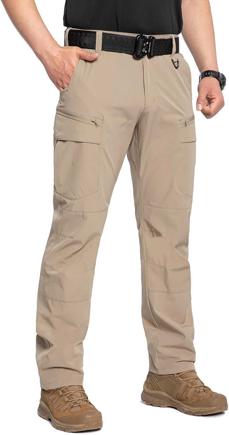 Thumbnail 1 de CARWORNIC Men’s Quick Dry Tactical Hiking Pants with Water-Resistant Fabric and 9 Pockets