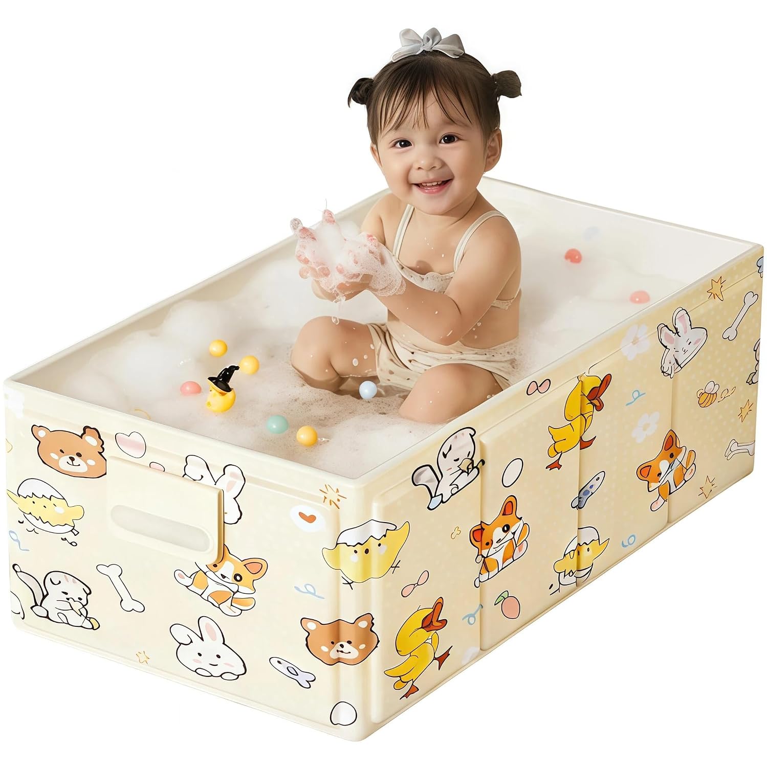 Detalle de Foldable Baby Bathtub in PVC