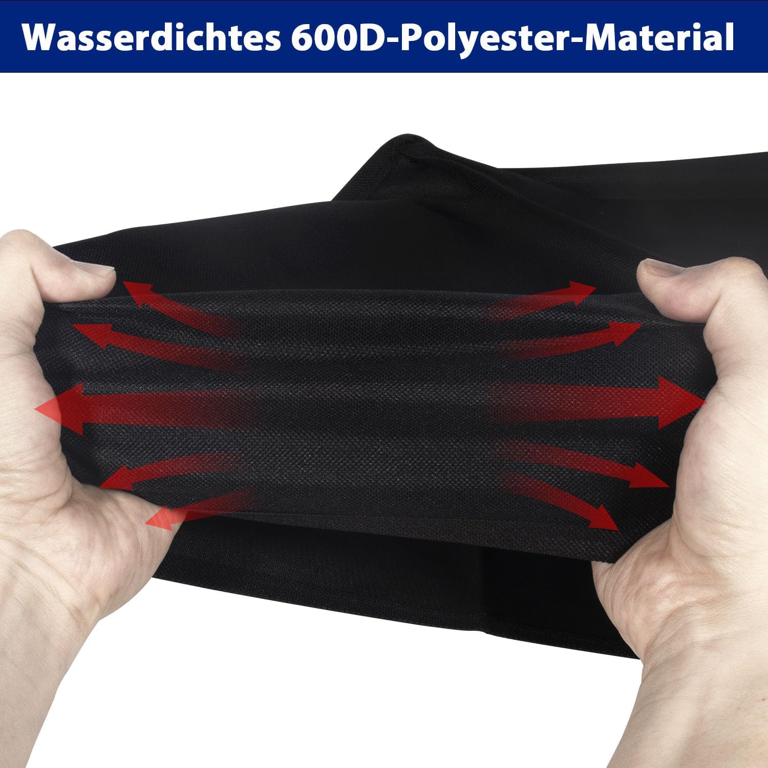 Detalle de Abdeckhaube für Enders Gasgrill – wasserdichte 600D Abdeckung für Chicago 4 K, Cubiq Pro 3 KR Turbo und mehr