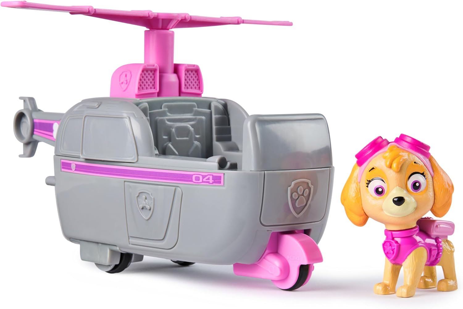 Detalle 2 de Patrulla Canina Helicóptero y Figura Skye 🚁 Juguete 3+