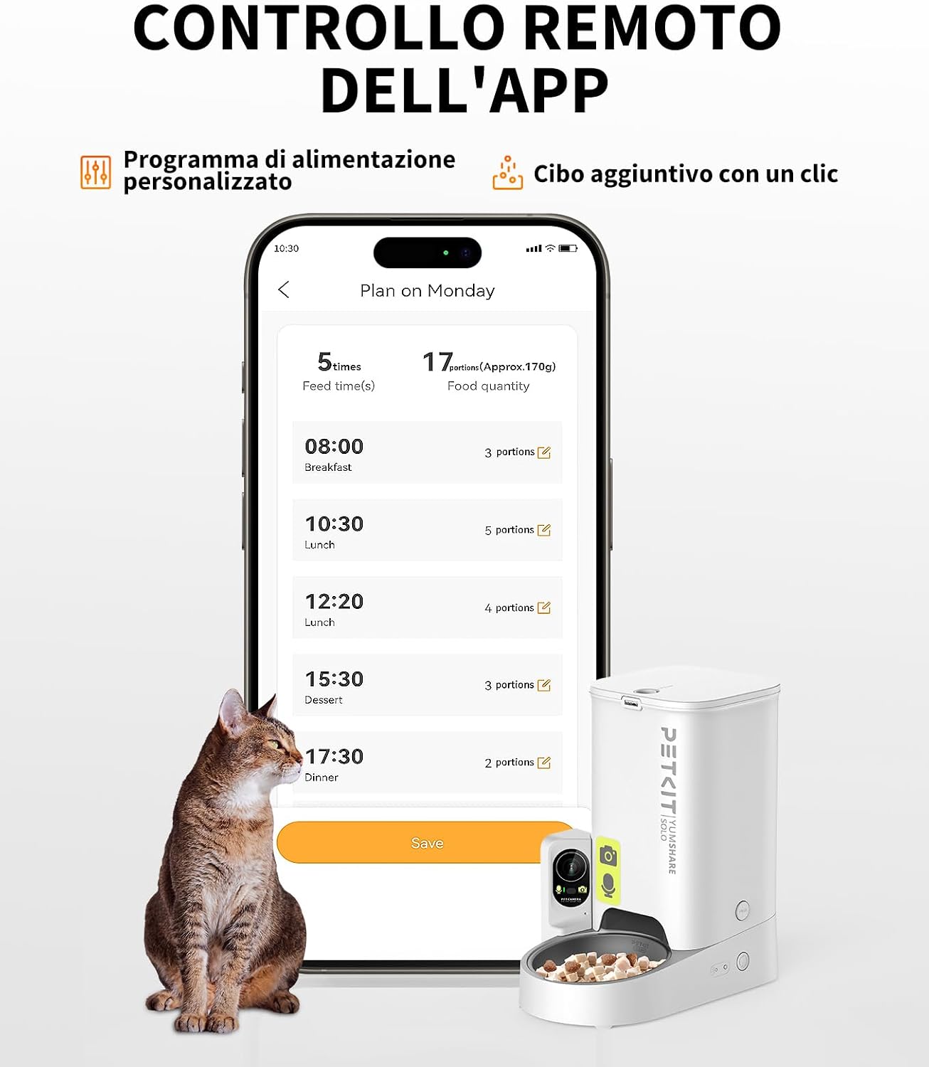 Thumbnail 3 de PETKIT Distributore Cibo 3L con telecamera 1080P