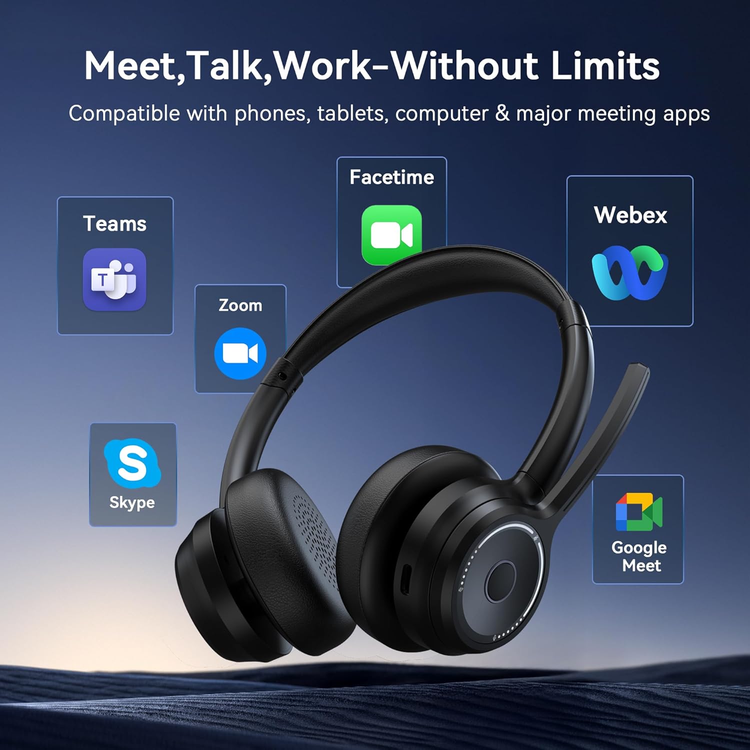 Thumbnail 5 de Gixxted 2026 Wireless Headset with Mic Bluetooth 📧