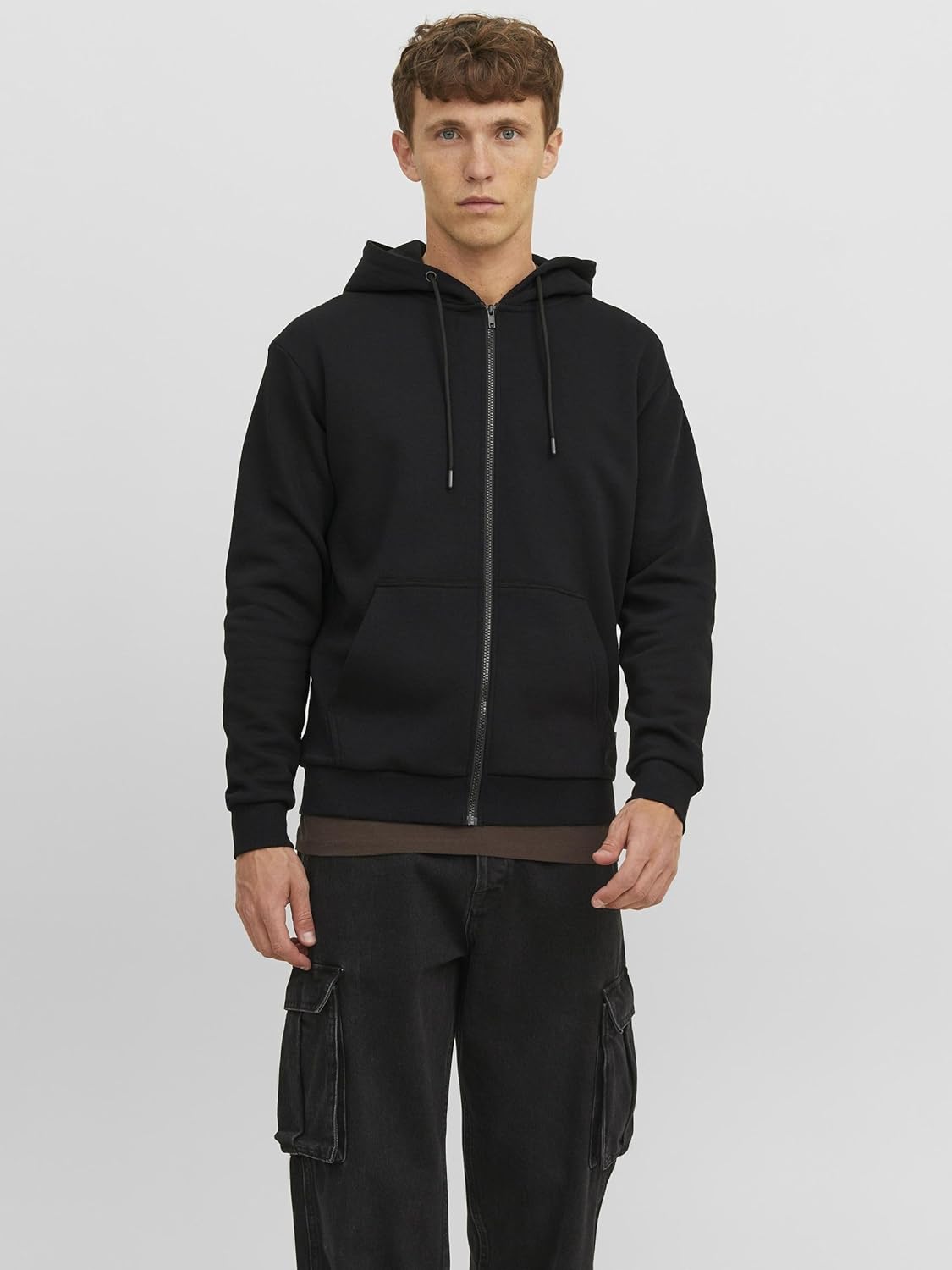 Thumbnail 1 de Jack & Jones Zip Hoodie Plain Zip Hoodie da uomo con cappuccio