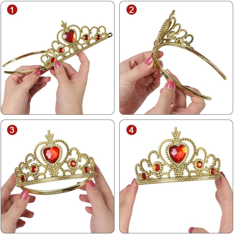 Thumbnail 5 de Vicloon Belle costume da principessa per bambina ðŸŽ