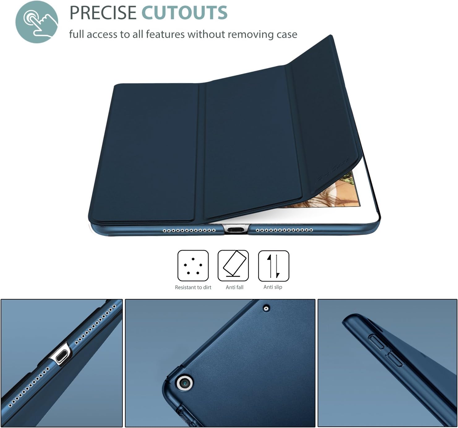 Detalle de ProCase Hülle für iPad 9.7 Zoll 6. Generation Navy
