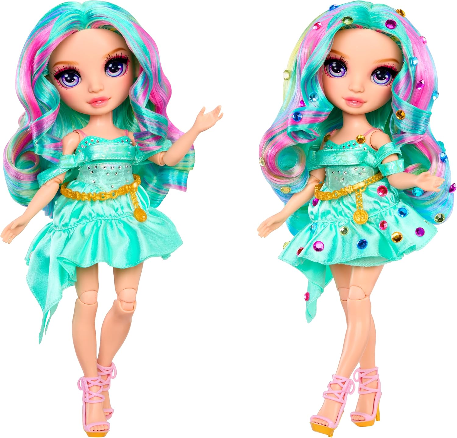 Detalle de Rainbow High Celine Turquoise 28 cm