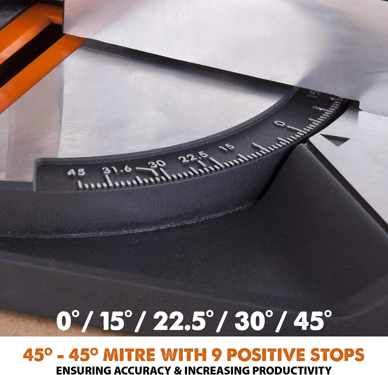 Thumbnail 6 de Evolution Power Tools R210CMS Compound Miter Saw with Multi-Material Cutting Blade (210mm, 1200W)