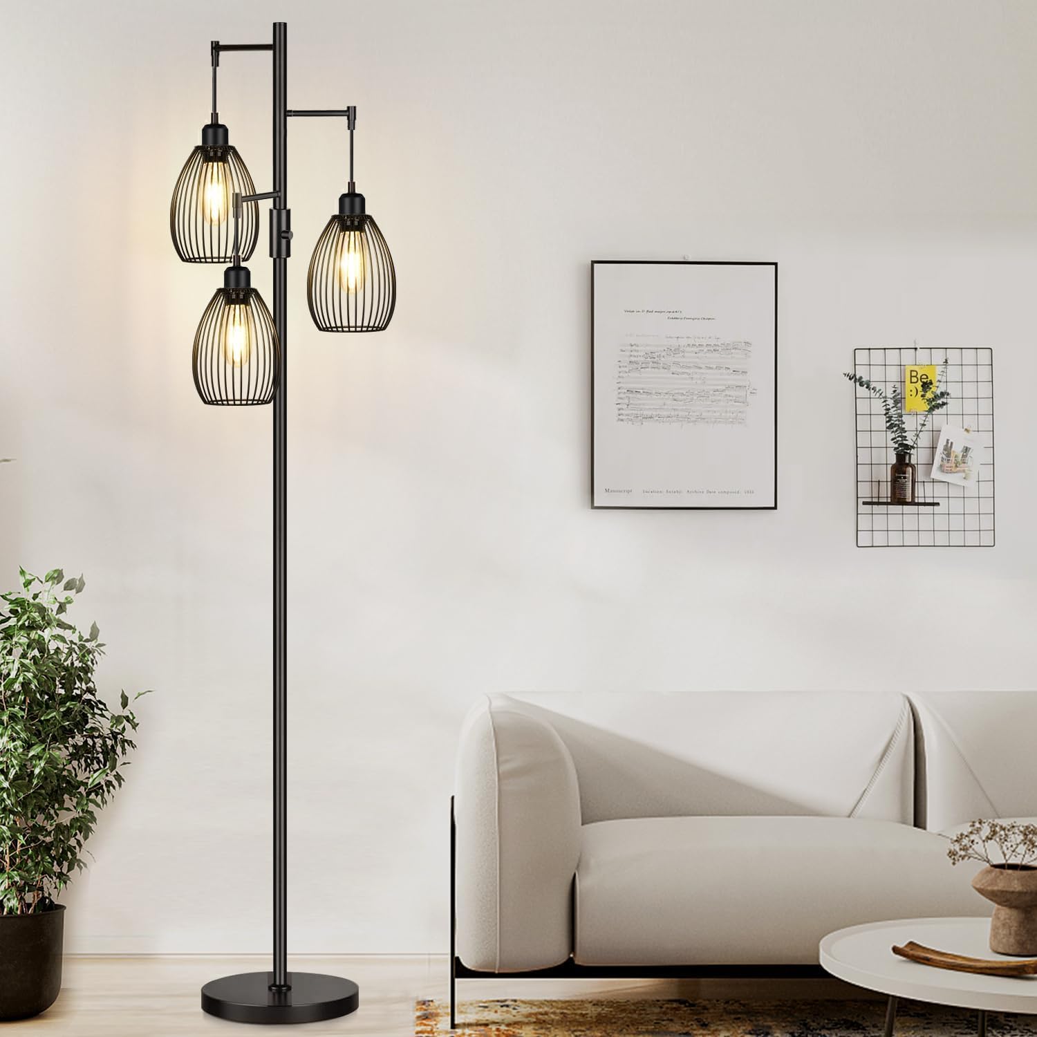 Detalle de Dimmable floor lamp, 68 inches