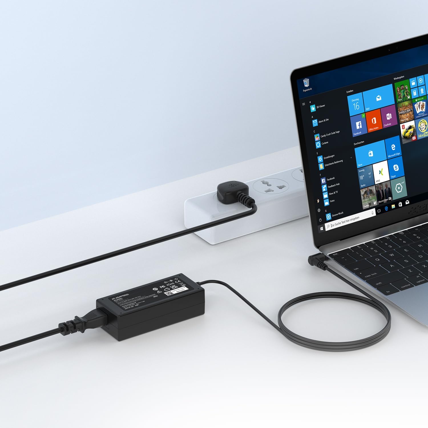 Thumbnail 1 de VUOHOEG 65W Laptop Charger for Lenovo Ideapad and More — Practical, Safe Power
