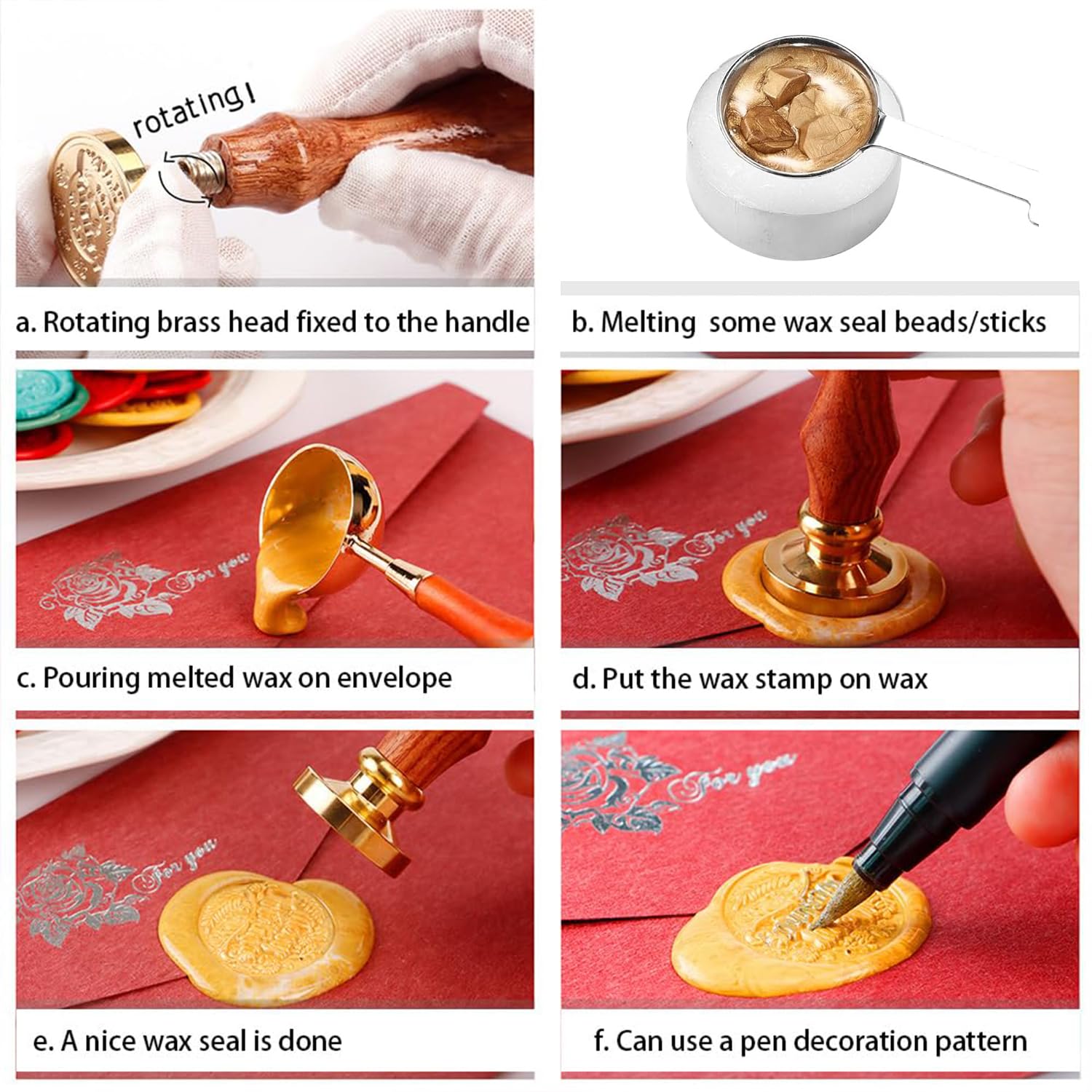 Detalle 2 de STAMPMASTER Wax Seal Kit, 120 Beads