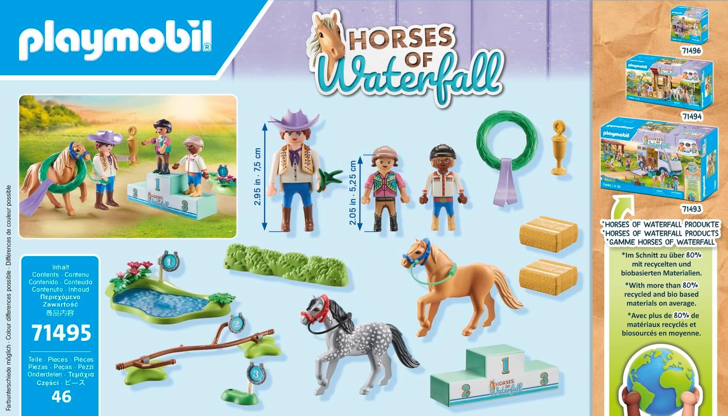 Detalle de PLAYMOBIL Pony Tournament Playset