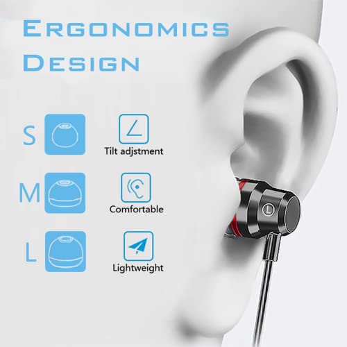Thumbnail 2 de 3 Pack Auriculares con cable Yatloml: sonido estéreo y micrófono para todos los dispositivos de 3,5 mm