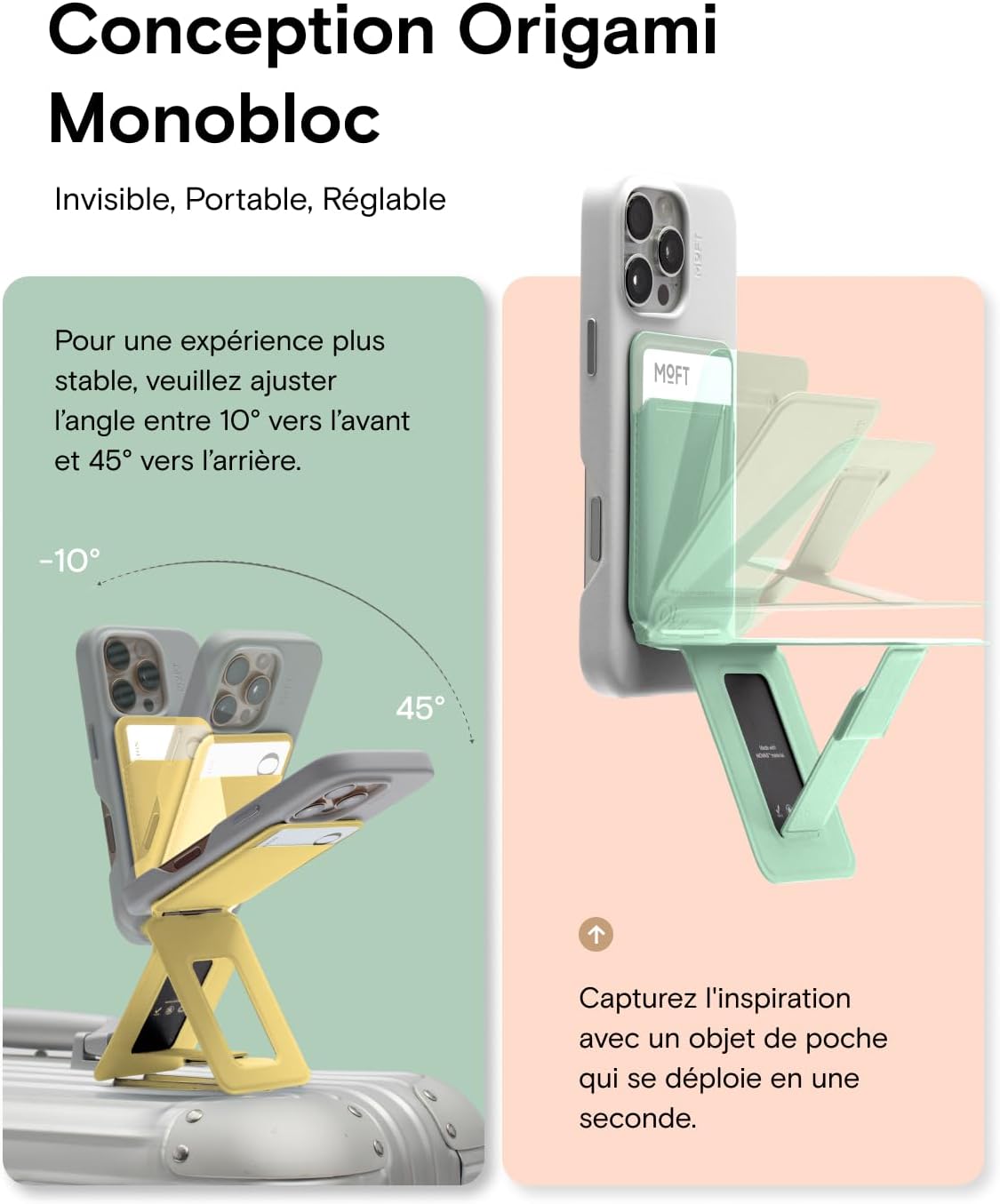 Detalle de MOFT Portefeuille Magnétique Trépied 20 cm