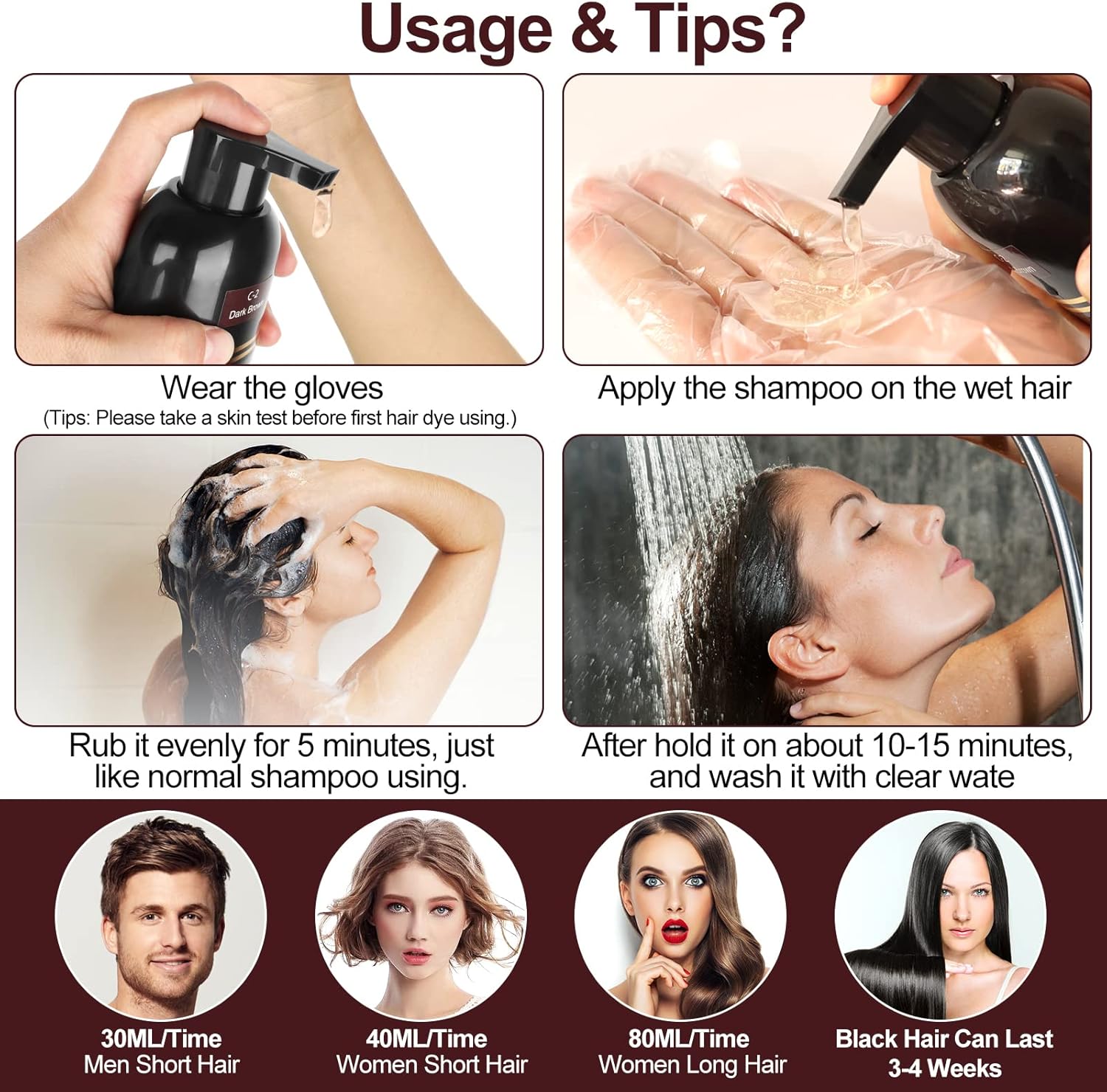 Thumbnail 4 de RILSIC Shampoo Capelli Nero 3 in 1 500 ml