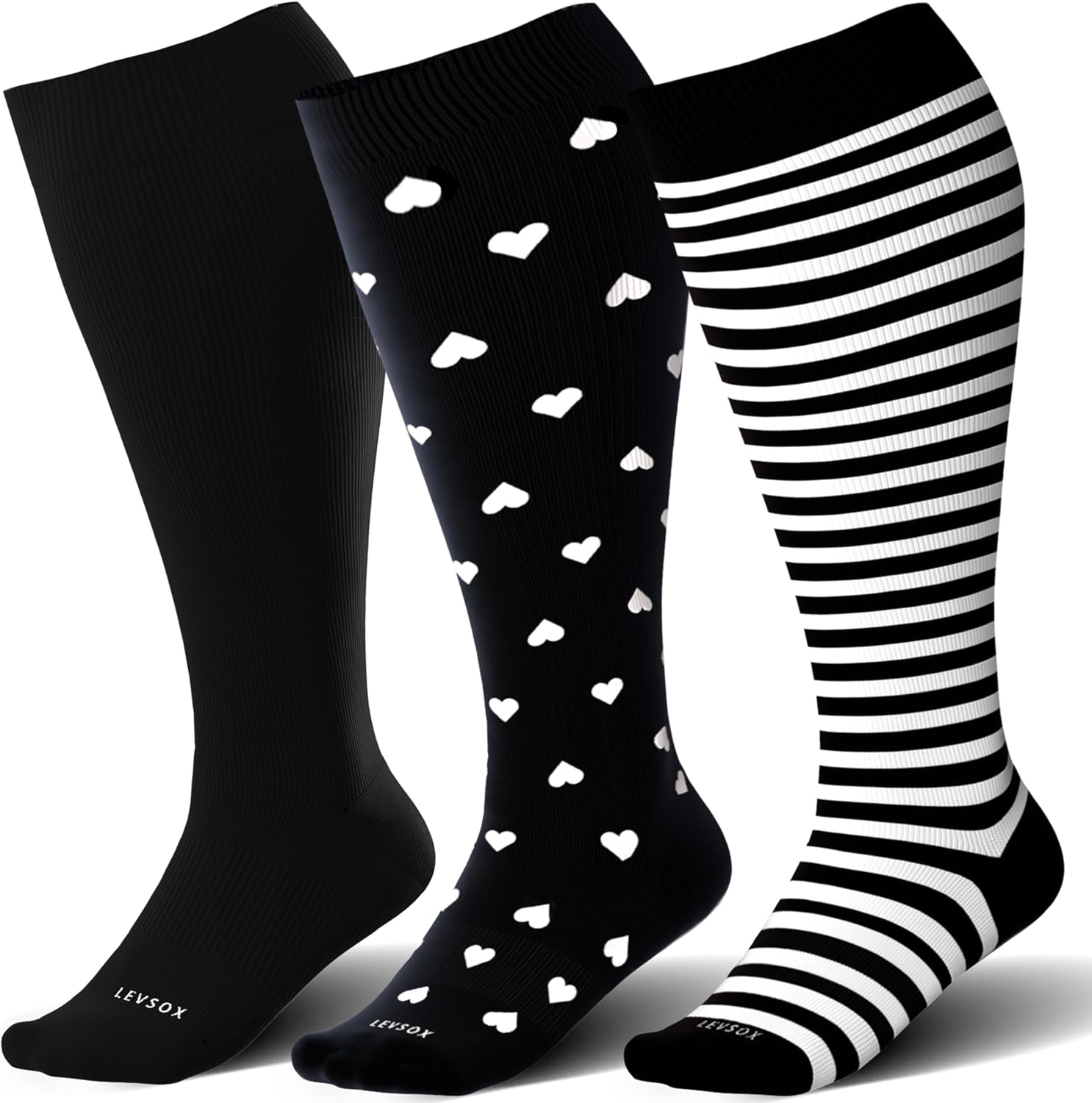 Thumbnail 5 de LEVSOX 15-20mmHg Knee High Compression Socks ⚙