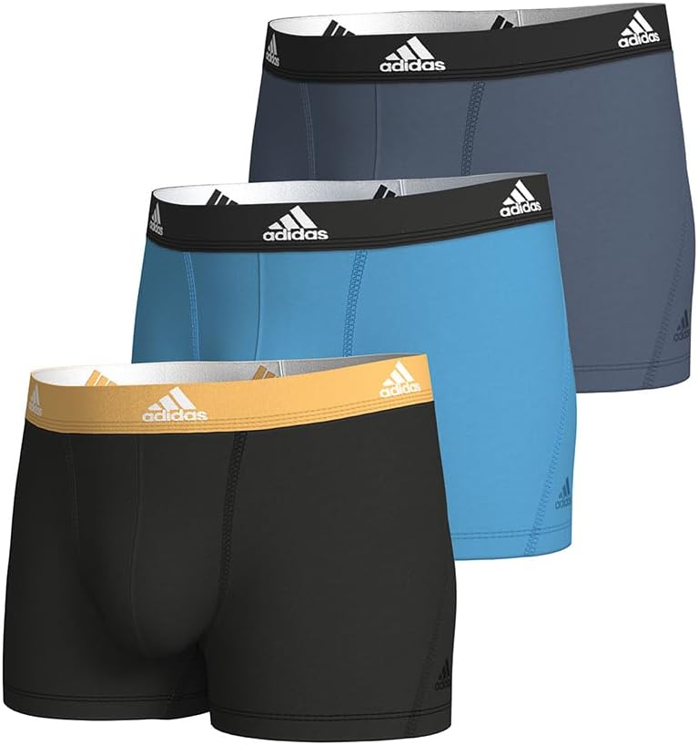 Detalle de adidas Wäsche Trunk (3PK) – Active Flex Cotton, bequeme Unterwäsche im Dreierpack
