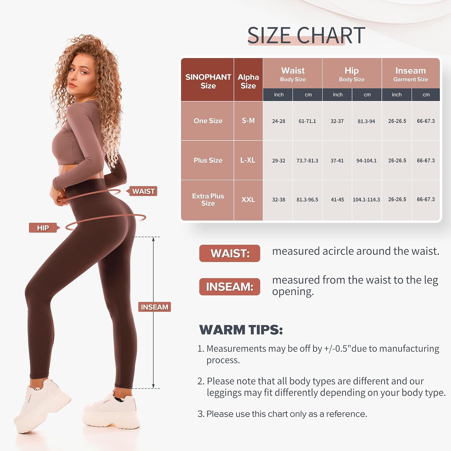 Thumbnail 6 de SINOPHANT High Waisted Leggings 3 Sizes