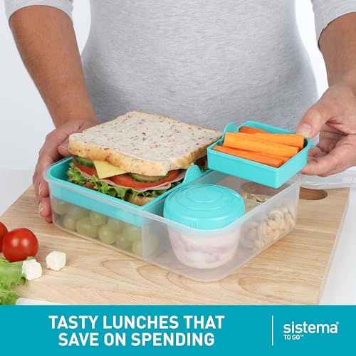 Thumbnail 3 de Sistema Bento Box LUNCH | 1.65 L (2 Pack) – Minty Teal & Ocean Blue