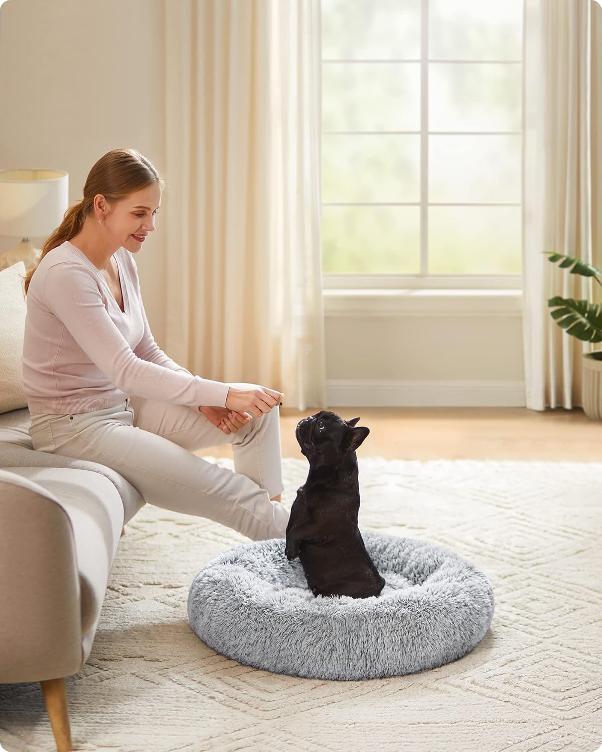 Thumbnail 1 de Feandrea PGW039G01 70 cm round dog bed
