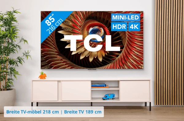 Thumbnail 12 de TCL C81K 85 Zoll QD Mini‑LED 4K