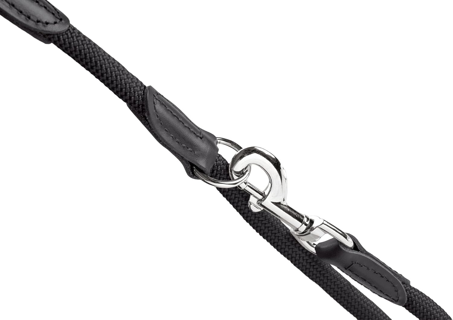 Detalle de HUNTER Verstellbare Hundeführleine FREESTYLE – 3-fach verstellbar, schwarz, robust & wetterfest