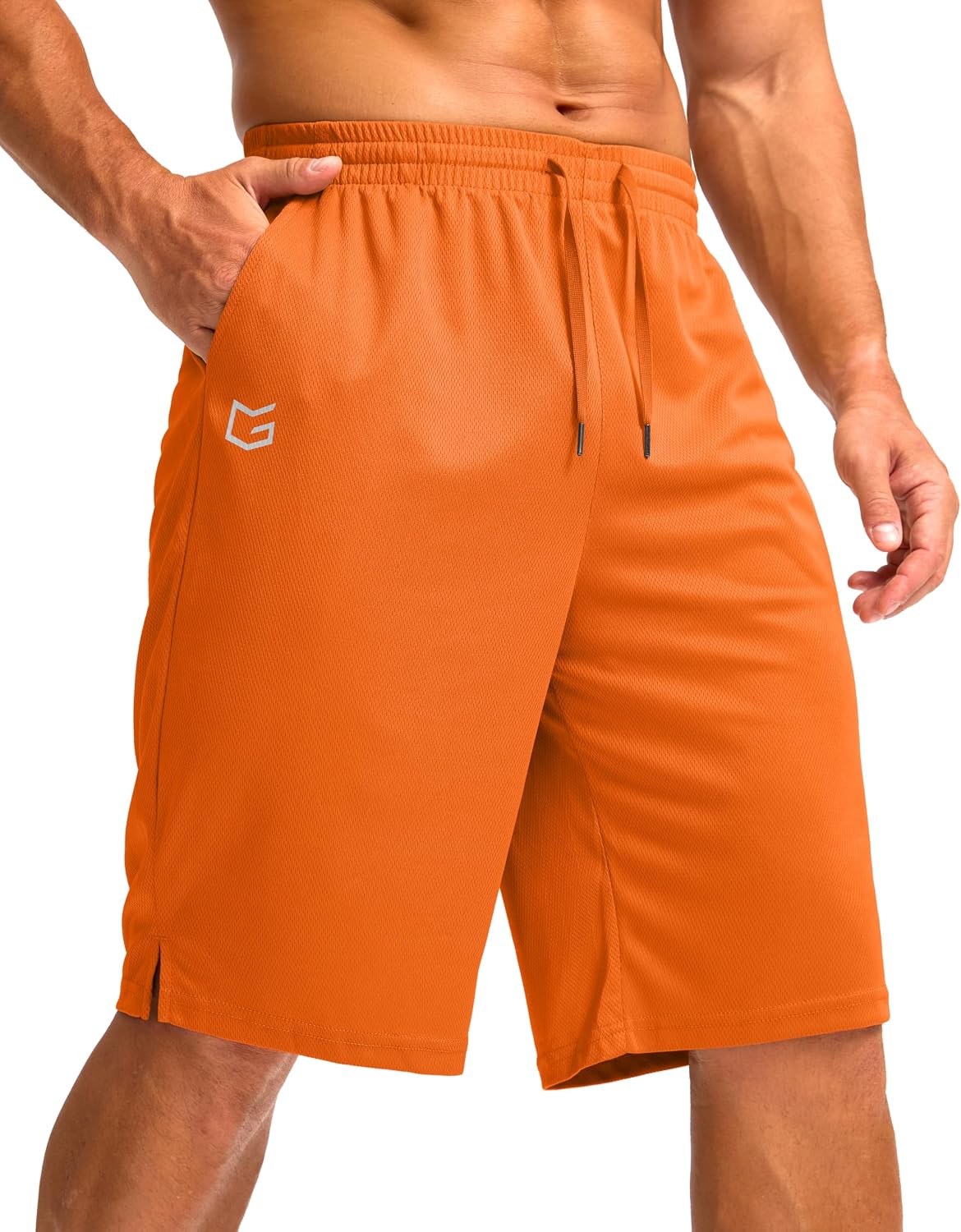 Detalle de G Gradual Men's Athletic Shorts, 9"/11" Inseam, Quick-Dry Fabric and Pockets