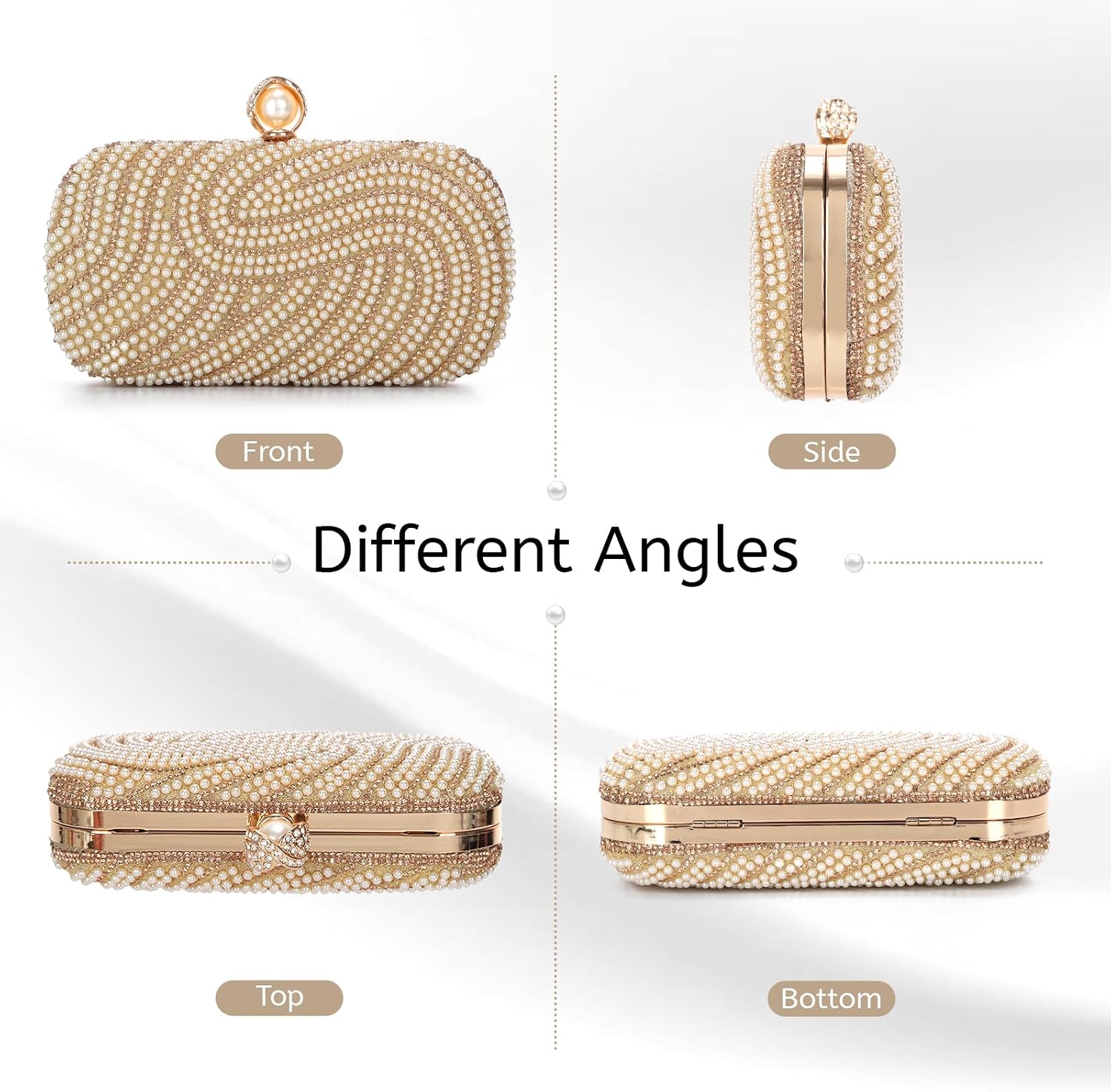 Thumbnail 6 de LUI SUI Pearl Beaded Clutch