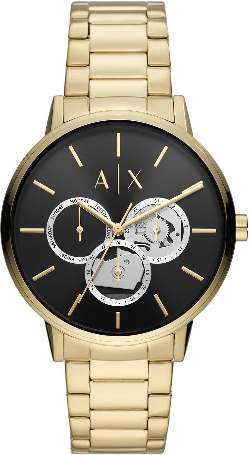 Thumbnail 6 de Armani Exchange Uhr für Herren – Quarz mit recyceltem Edelstahlgehäuse, 42 mm